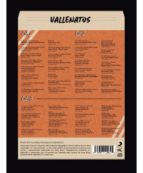 Vallenatos 2020 - 3cd's